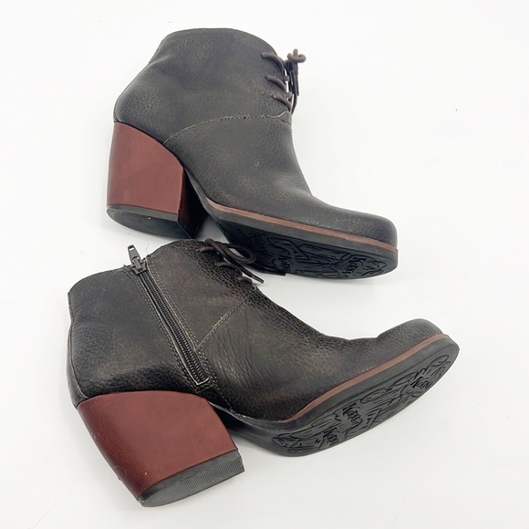 Kork-Ease Roana Lace Up Wedge Booties size 8.5 Brown - Picture 11 of 13